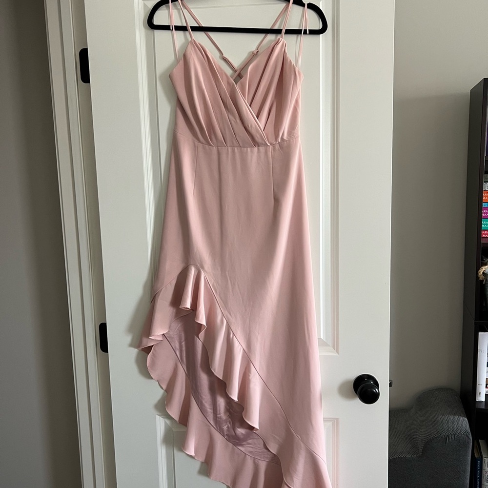 Elegant Pink Evening Dress